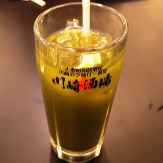 アイス静岡緑茶(大衆昭和居酒屋 川崎の夕焼け一番星 川崎酒場)