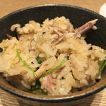 秋刀魚と松茸のココット御飯