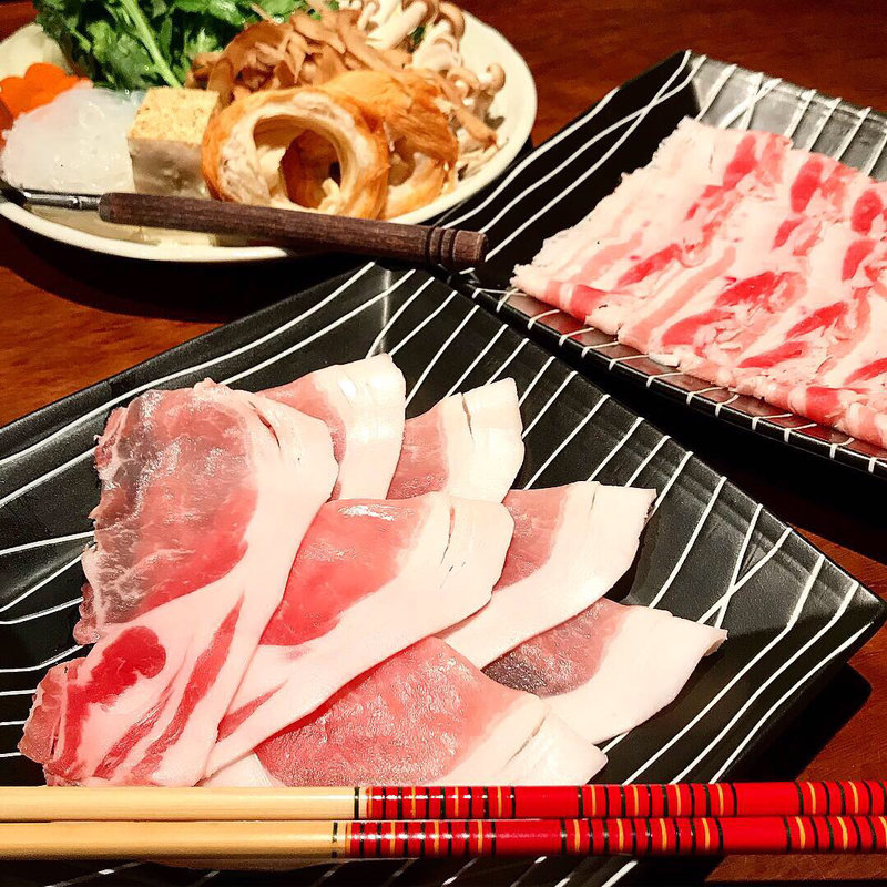 黒豚すき焼きセット(黒豚しゃぶしゃぶあじと 三軒茶屋店)