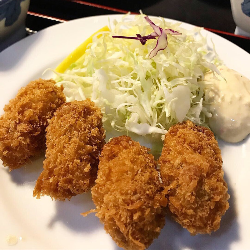 牡蠣フライ(食事処やはぎ （やはぎ）)