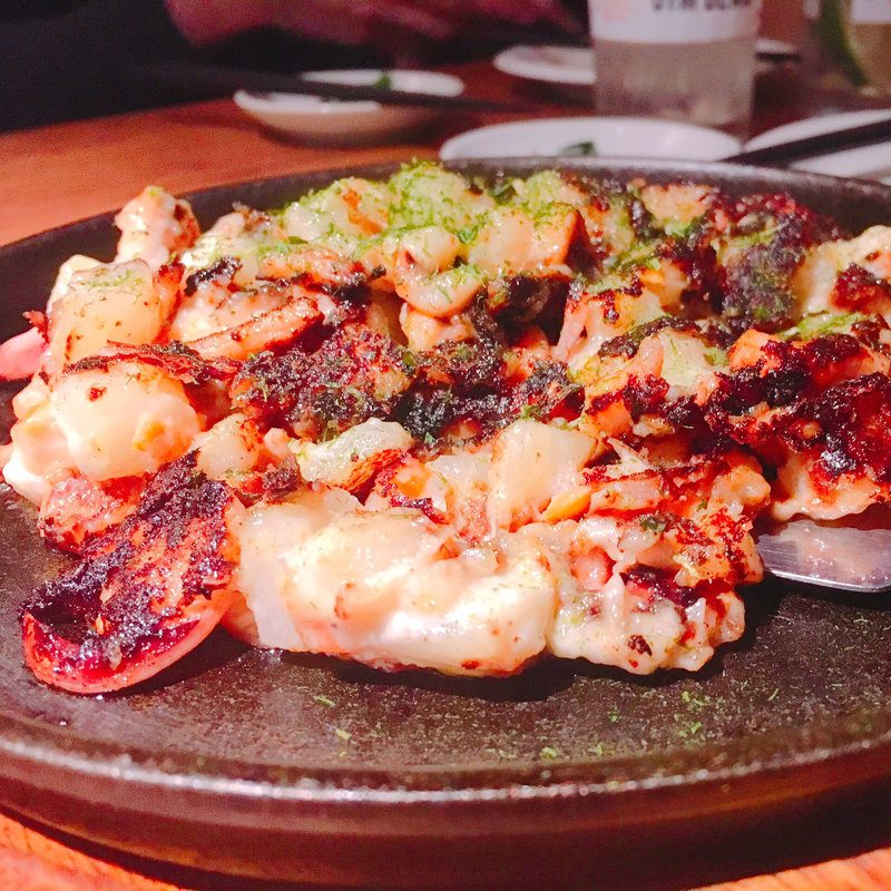 漁師の焼きポテトサラダ(漁師の鉄板焼きはまらいん)