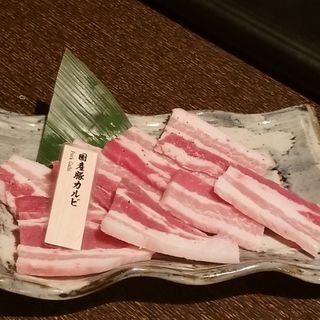 国産豚カルビ(土古里 上野バンブーガーデン店)