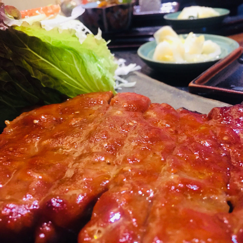 黒豚味噌焼き定食(八幡 （はちまん）)