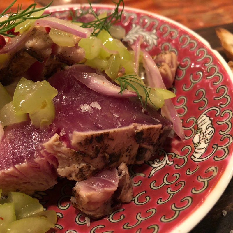 鰹とシャインマスカット(ata)