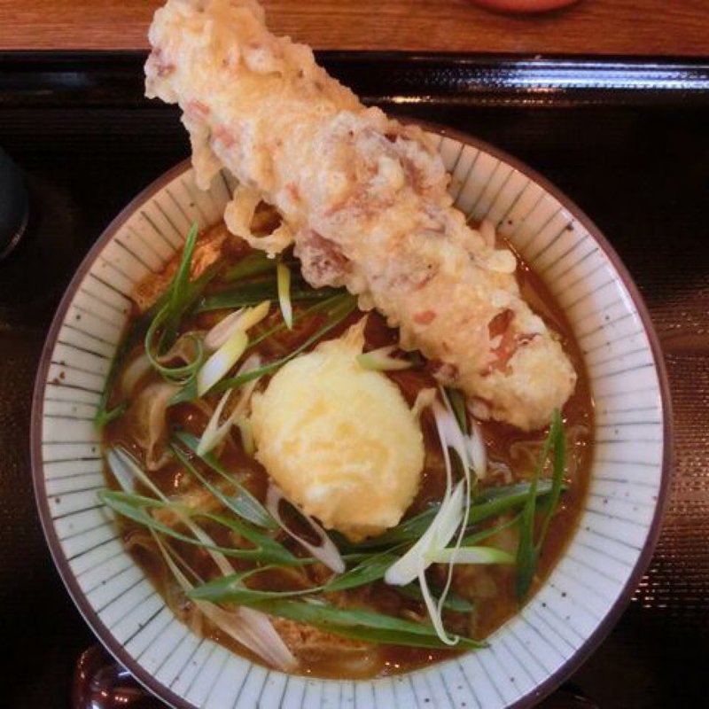 ちく玉天かすカレーうどん(うどんらんぷ 若蔵)