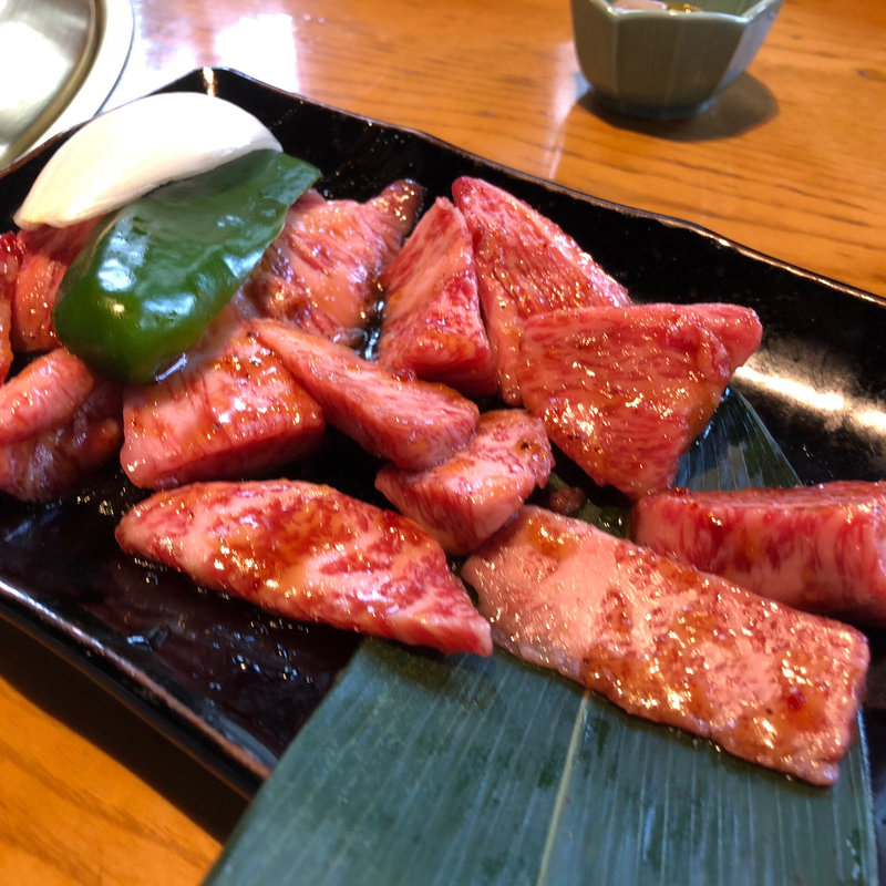 和牛切り落とし定食(大東園 本店)