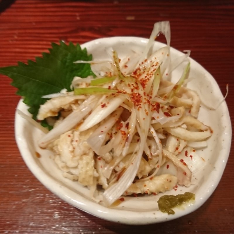 とり皮ポン酢(とりやき もう壱鳥 鶴舞店)