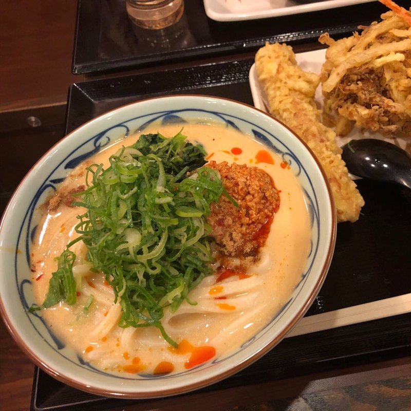 うま辛坦々うどん(丸亀製麺 千日前店 )