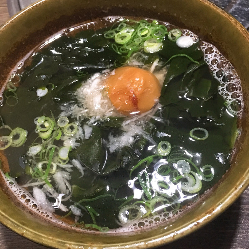 梅あっさりうどん(大地のうどん 博多駅南店)