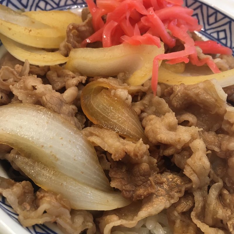 牛丼アタマ(吉野家 札幌狸小路店)