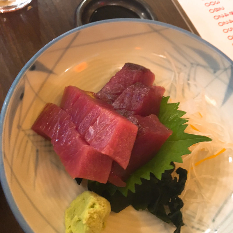 生本マグロ造り(皆様酒場 昭和ゴールデン)