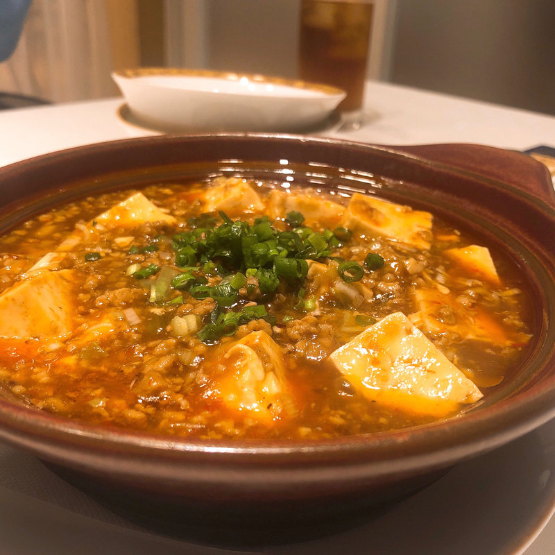 麻婆豆腐(銀座アスター 三軒茶屋賓館)