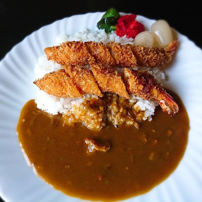 エビフライカレー(マツイカリー)