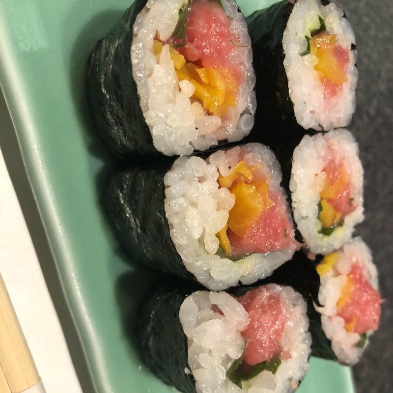 トロたく巻(すしざんまい 匠銀座6丁目店)