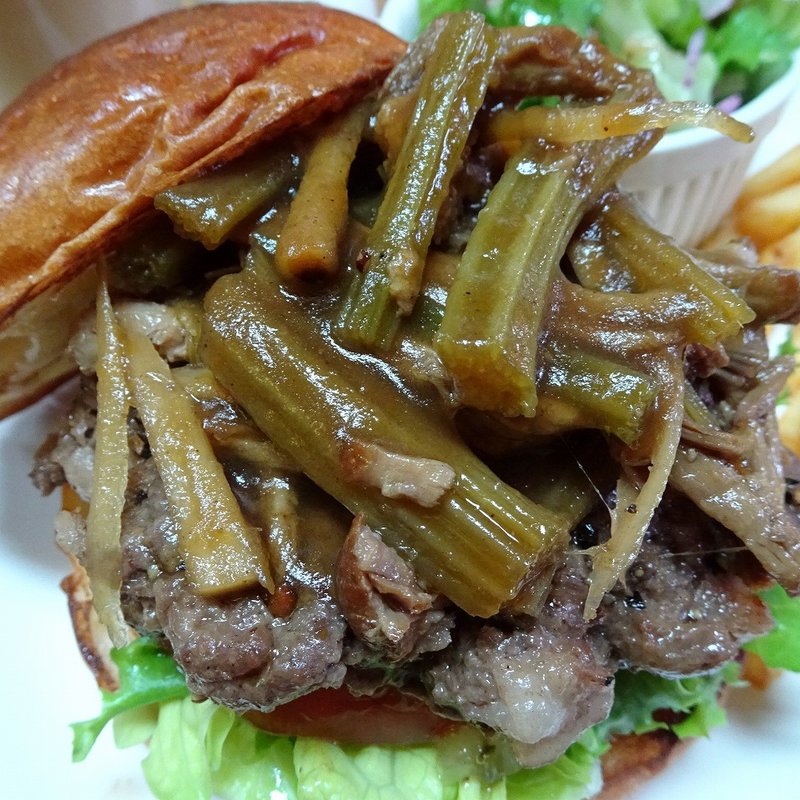 若ごぼうバーガー(香留壇)