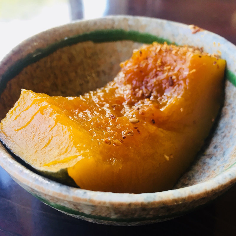 カボチャの煮付(鮎料理 やなもと)