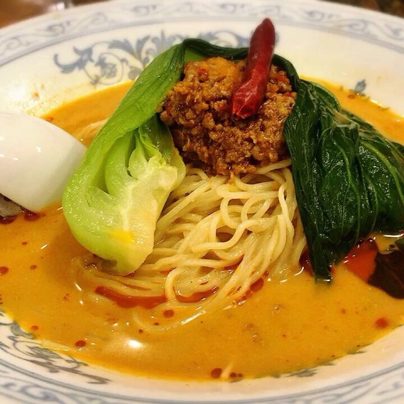 冷しタンタン麺(中国ラーメン 揚州商人 池袋西口店)