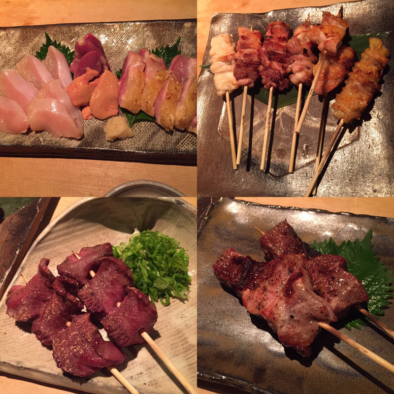 近江地鶏のお任せ串6本 etc(TAKASEGAWA （タカセガワ）)