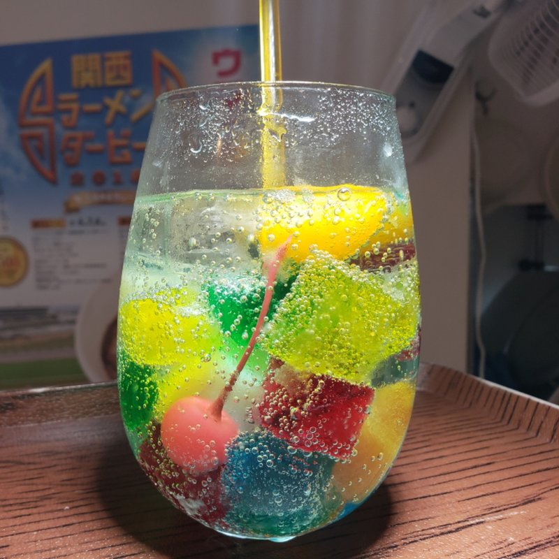 フルーツゼリーポンチ(麺とかき氷 ドギャン)