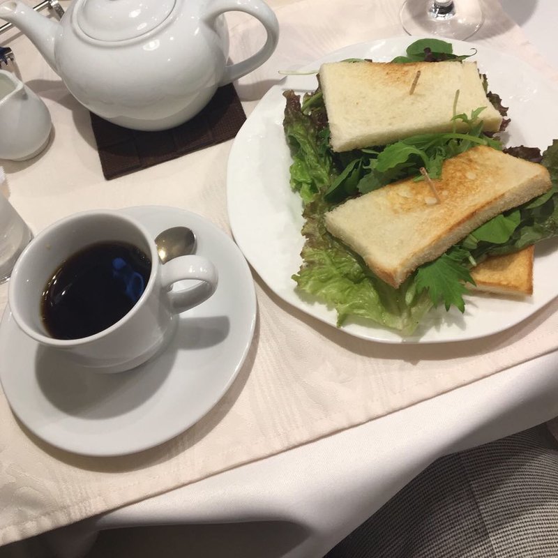 鴨サンドトースト(一六珈琲店)