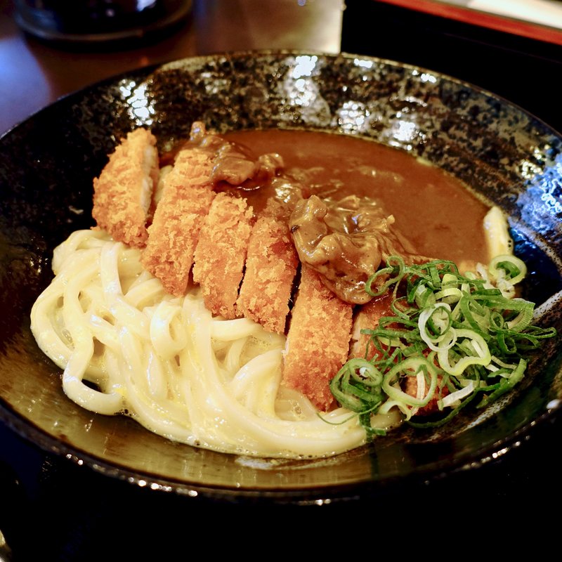 カツカレー釜玉(情熱うどん讃州 新大阪店)