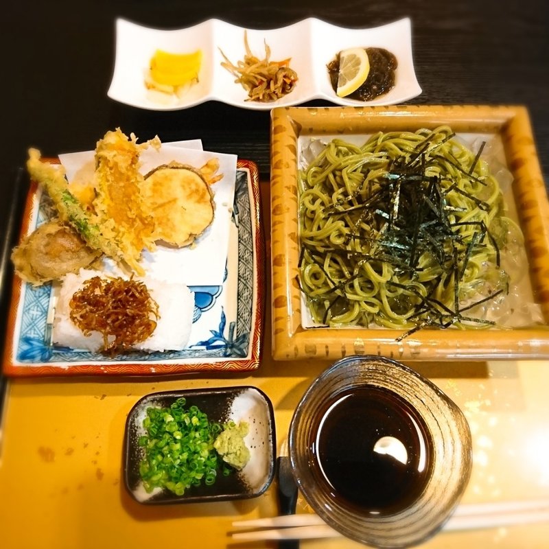 茶そば定食(和菜工房 こうりん)