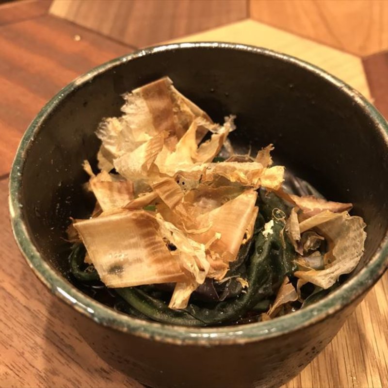 金時草のおひたし(スタンドバーオレンジ)