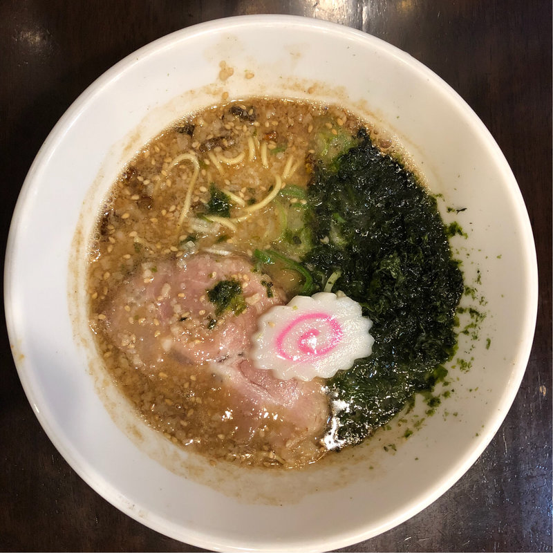 豚骨うおだしそば(自家製麺 KANARI （カナリ）)