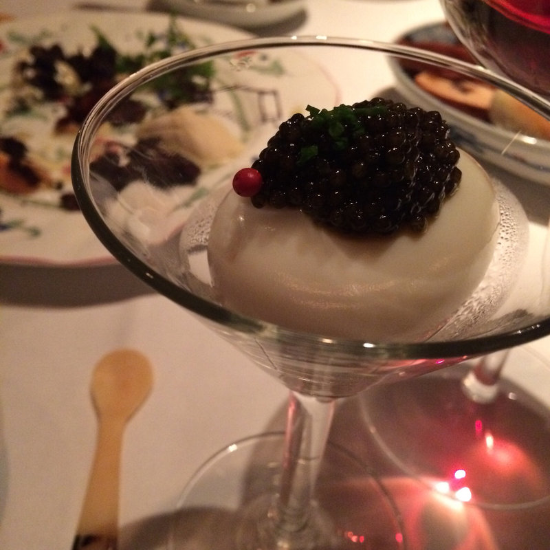 名古屋コーチンの半熟卵キャビア添え(ツバキ （TSUBAKI）)