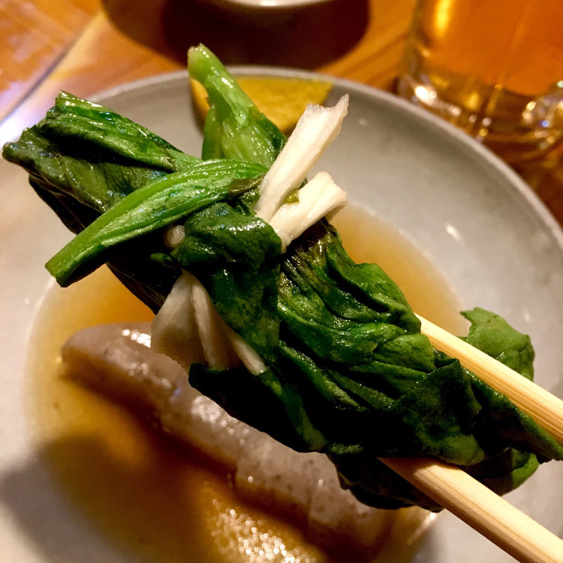 おでん（春菊）(酒蔵 大太鼓)