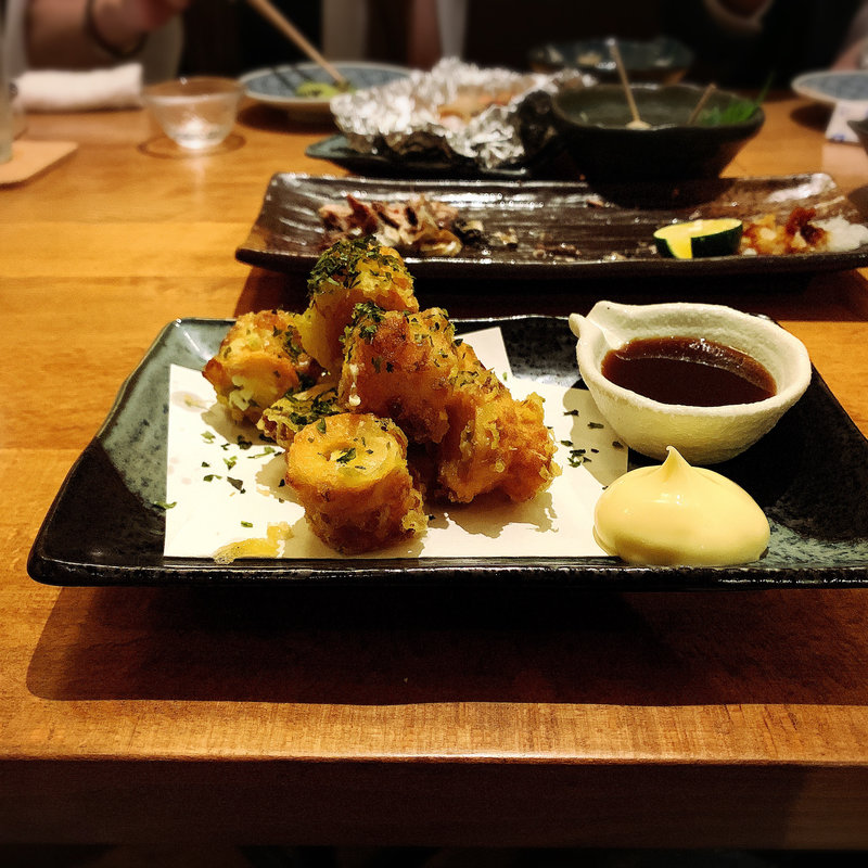 ちくわチーズの磯辺揚げ(喜口商店)