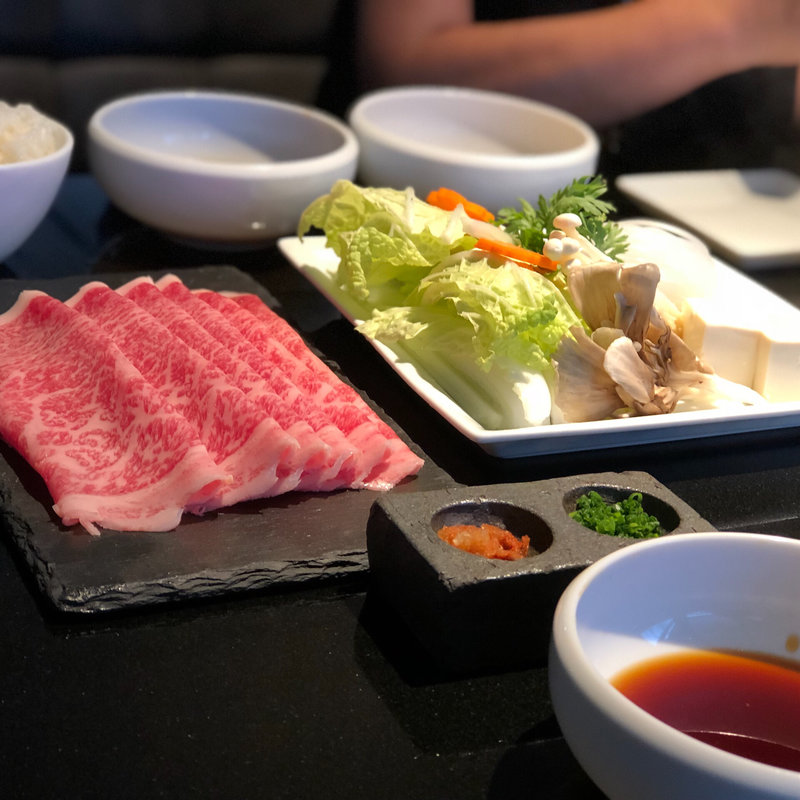 極上佐賀牛のしゃぶしゃぶ御膳(兜 中目黒店)