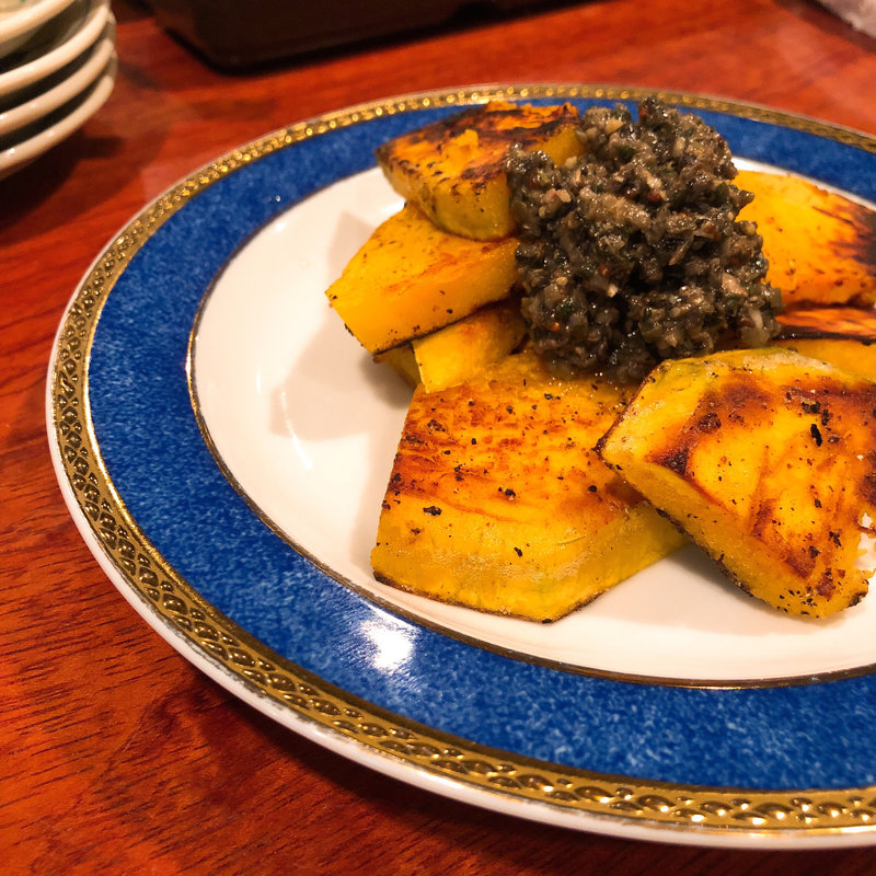 かぼちゃの鉄板焼き(ガンジュウヤ （GANJUUYAA）)