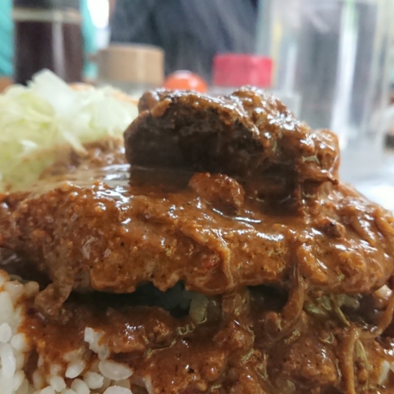 ハンバーグカレー(レストランばーく )