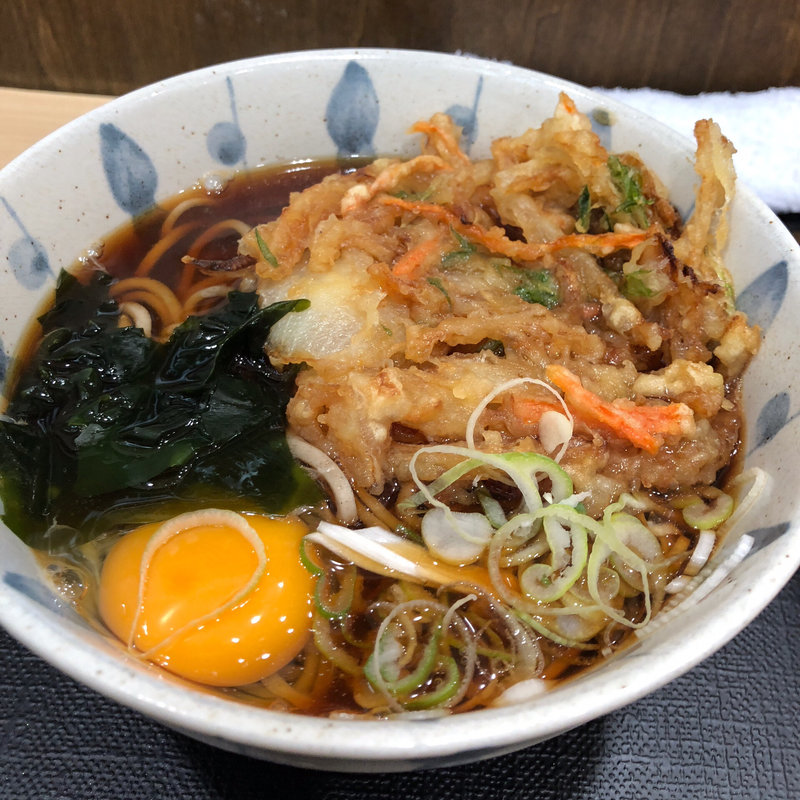 かき揚げ玉子そば(狭山そば 西新宿五丁目店 )