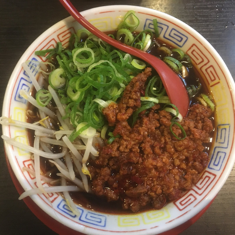 旨辛ミンチそば(新福菜館 秋葉原店)