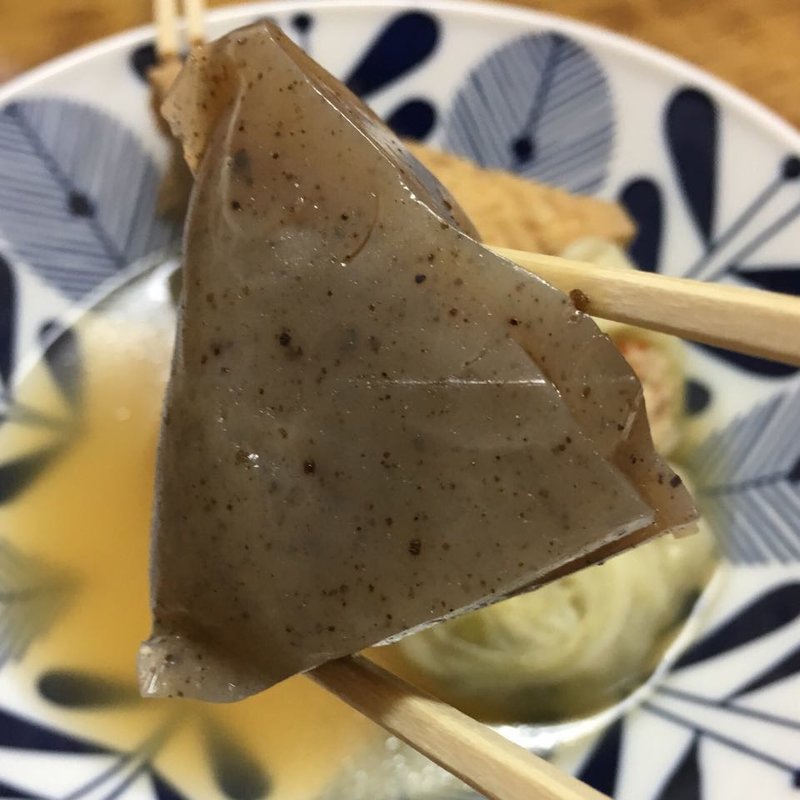 おでん（こんにゃく）(旦過うどん)
