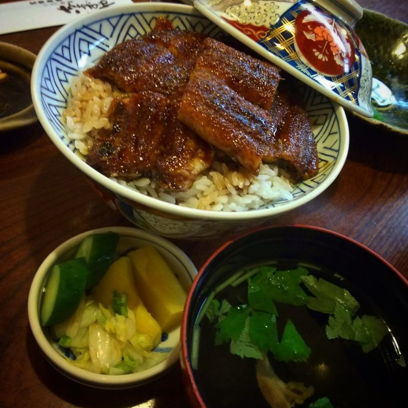 うなぎ丼（中詰）(なまずや 一宮分店)