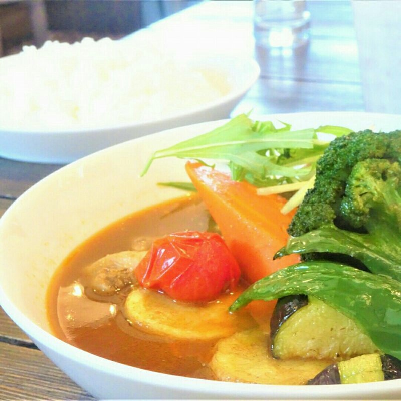 ポークと野菜(CURRY&CAFE　晴れの日)