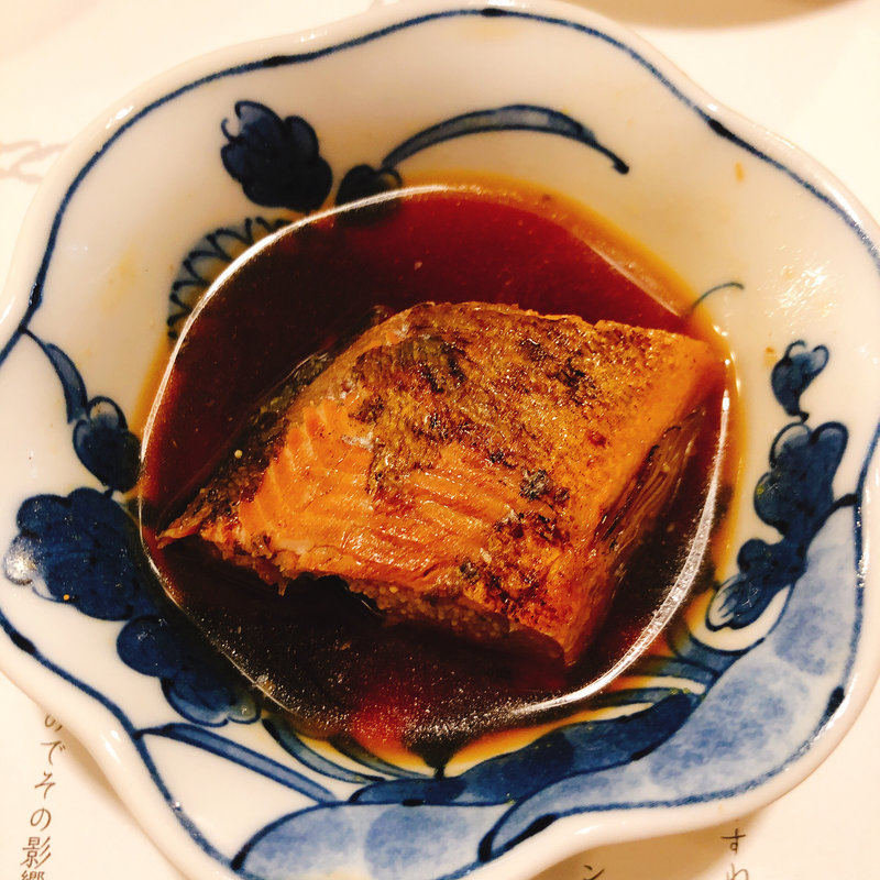 鮎の煮付け(天ぷら新宿つな八 総本店)