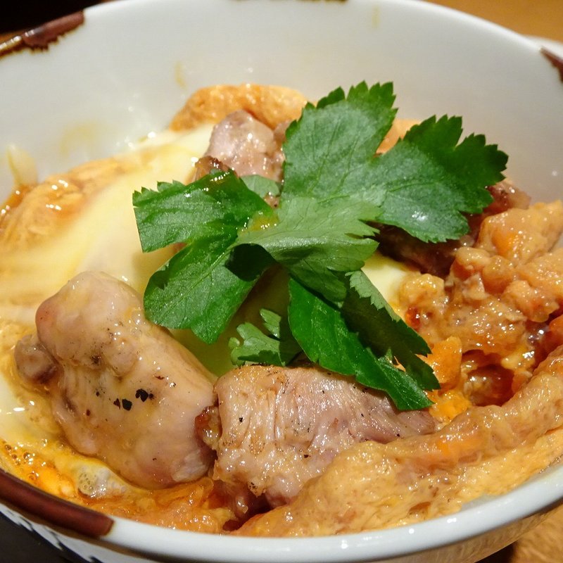 地頭鶏地鶏の親子丼(串焼&Wine KURUMA 福島店)