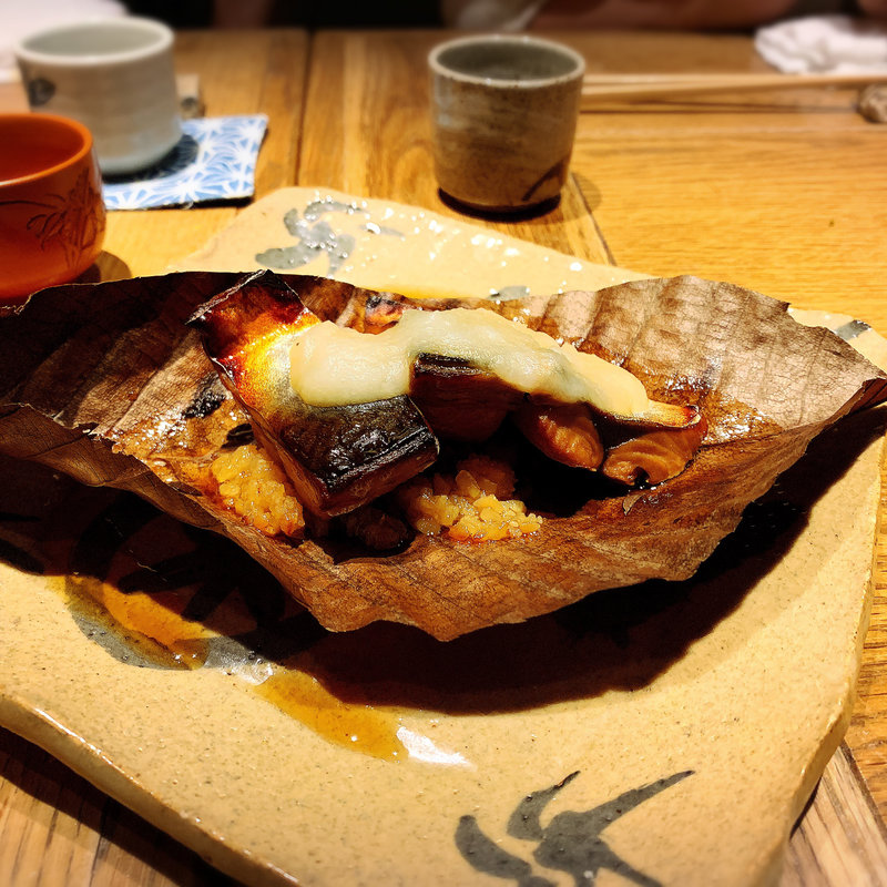 鯖みそ朴葉焼き(酒井商会)