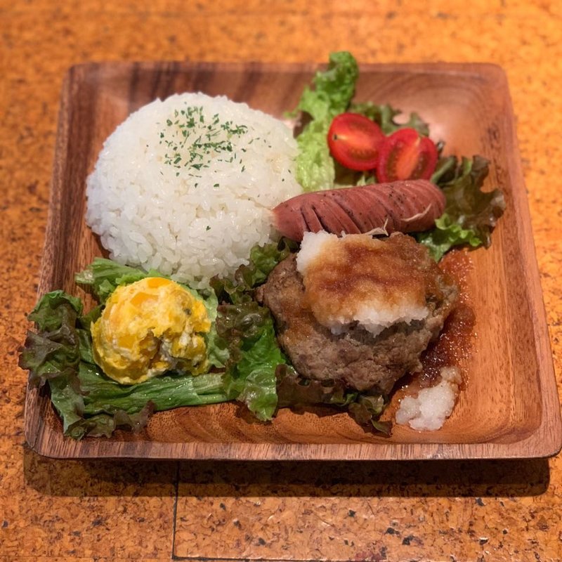 和風ハンバーグプレート(SPICY)