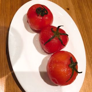 トマトの白ワイン煮込み(立ち呑みワイン マルシュ2)