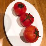 トマトの白ワイン煮込み(立ち呑みwine Maru-shu（ワイン マルシュ）2)