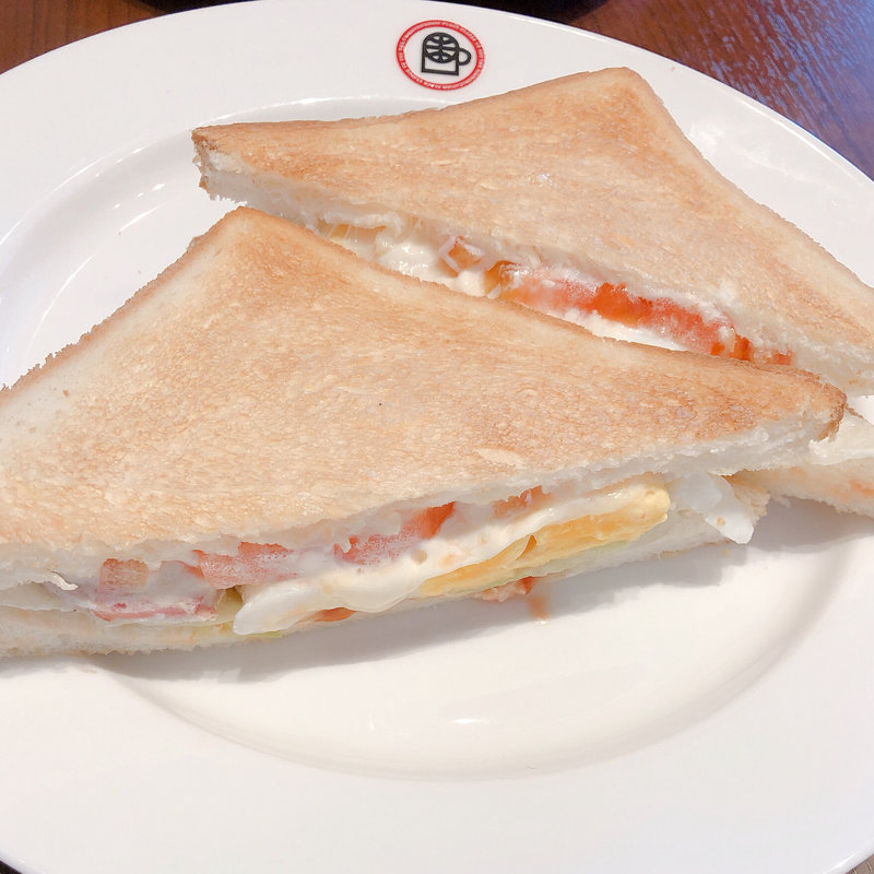 モーニング クラブサンド(UCCカフェプラザ 明石駅前店)