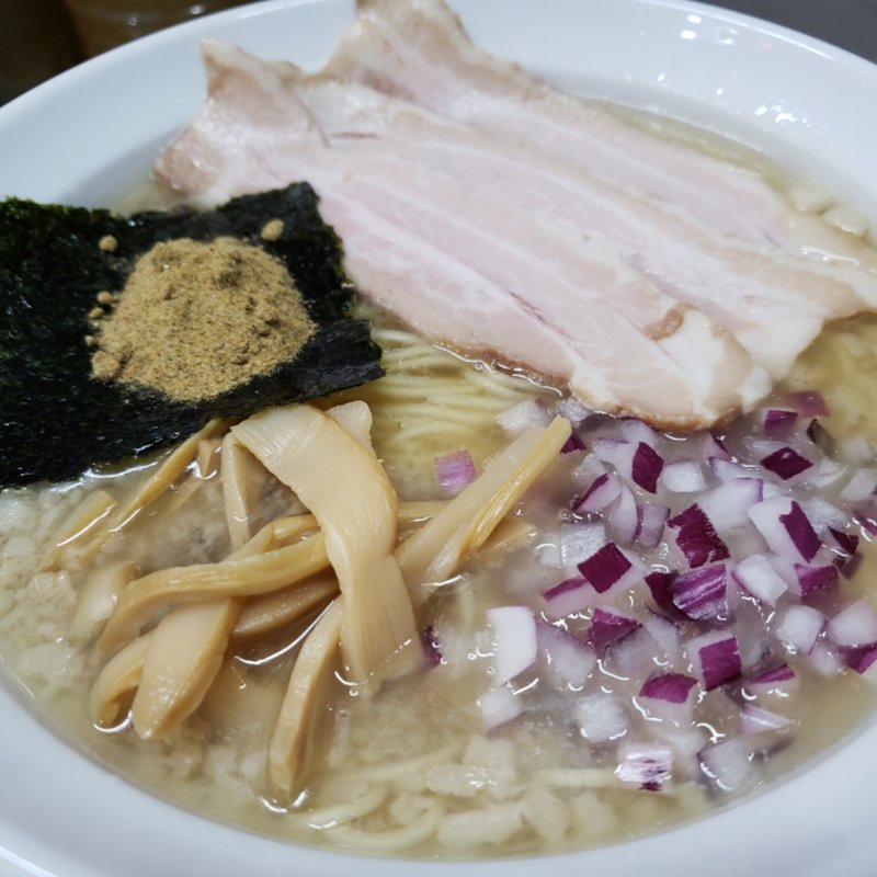 背脂煮干しそば(麺とかき氷 ドギャン)