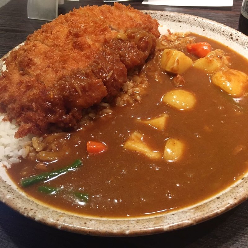 手仕込みとんかつカレー＋野菜 3辛 400g(CoCo壱番屋 昭和御器所店)