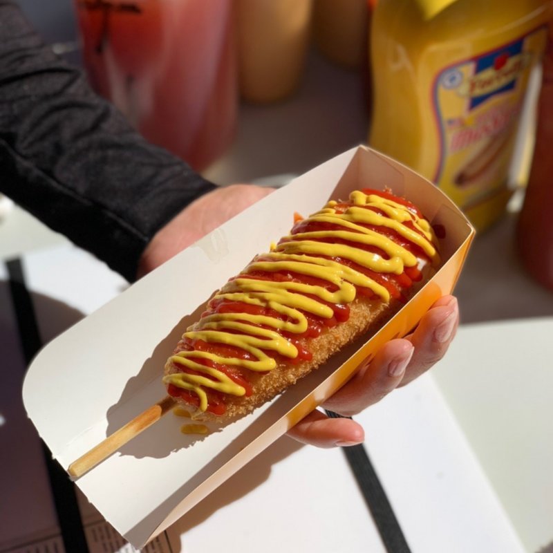 モッツァレラチーズドッグ(麺とかき氷 ドギャン)