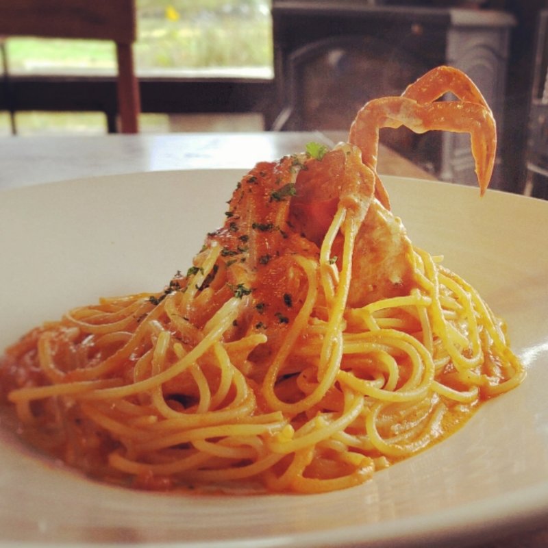 ワタリガニのパスタ(キッチン スロープ （kitchen slope）)